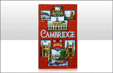 Cambridge Gargoyle Red Tea Towel