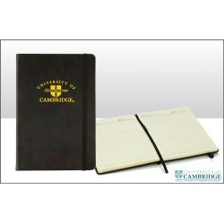 CU Gold Shield Black A6 Notebook
