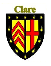 Clare College T-shirt