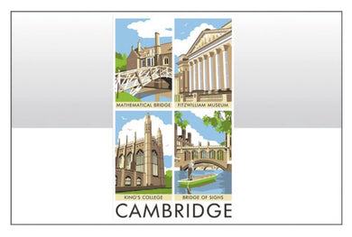 Contemporary Cambridge Tea Towel
