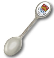 CAM Crest Oval Photostone Spoon