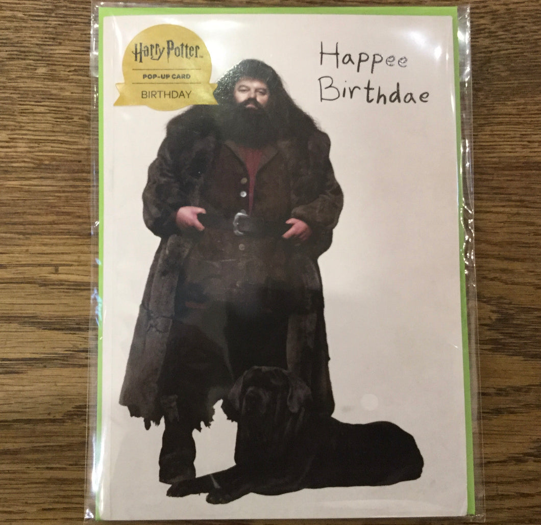 Pop Up Card Hagrids Cake