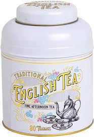 80 Teabag Tin   English Afternoon   Cream