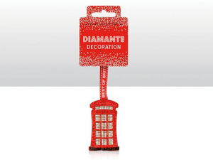 Diamante Decoration Telephone Box